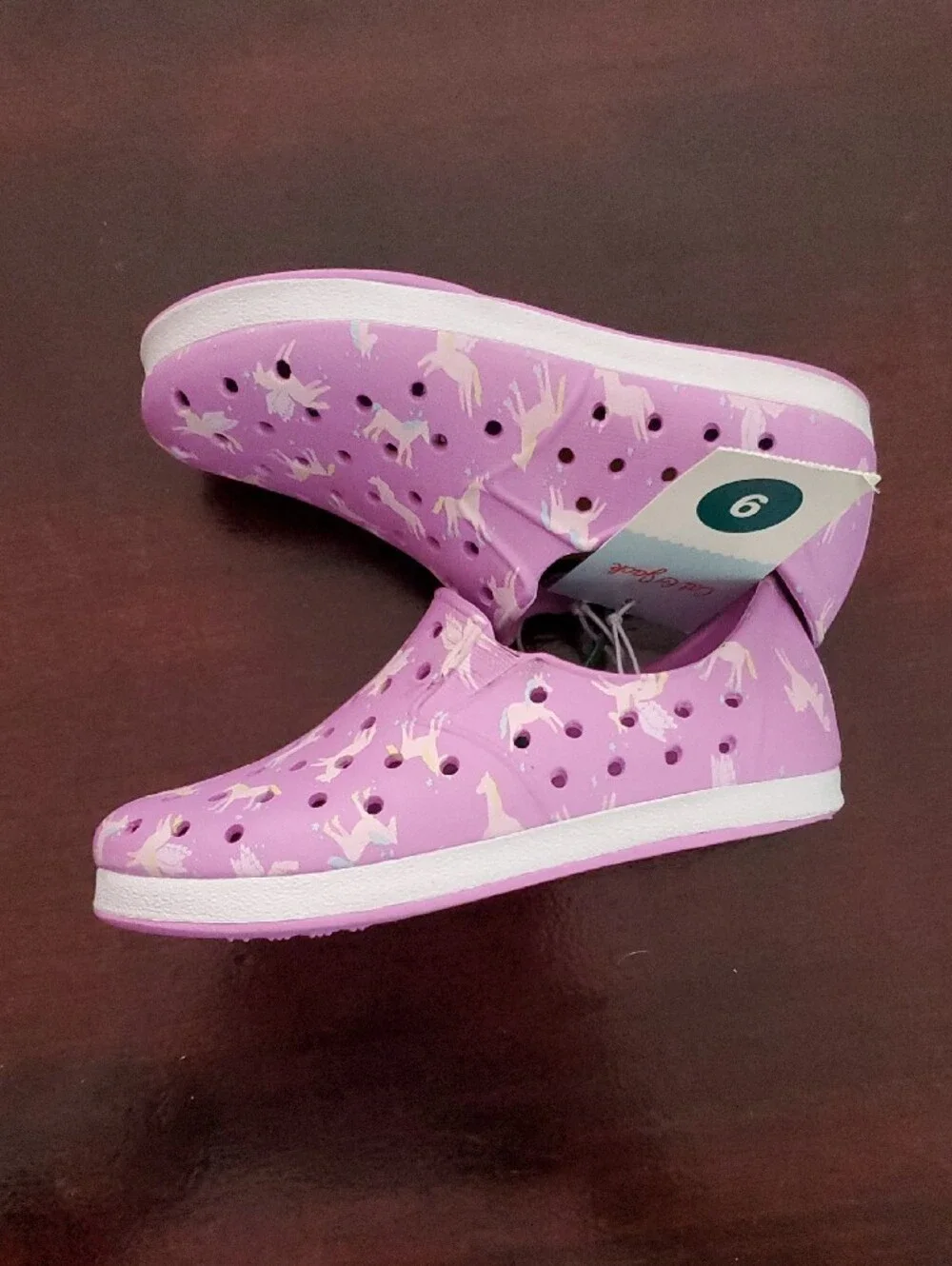 Cat & Jack Lavender Floral Water Shoes for Kids